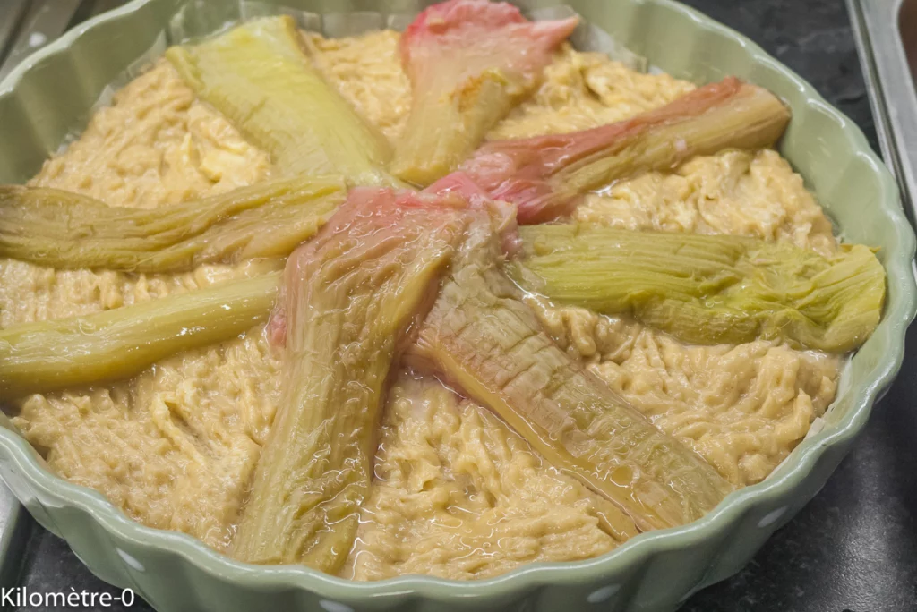 Gâteau fondant à la rhubarbe - Étape 7