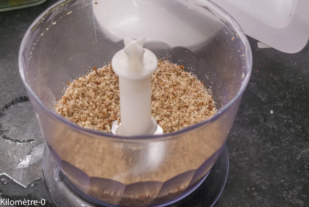 Clafoutis à la rhubarbe avec son streusel aux amandes - Étape 5