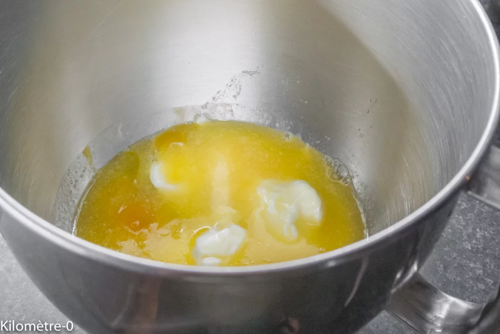 Gâteau du matin aux mûres et au chocolat - Étape 4