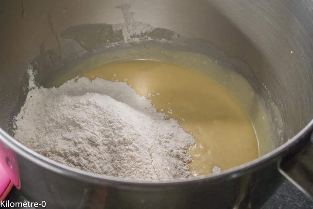 Gâteau du matin aux mûres et au chocolat - Étape 5