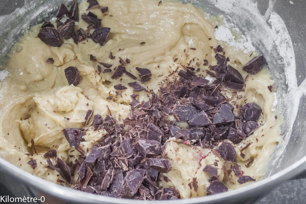 Gâteau du matin aux mûres et au chocolat - Étape 6