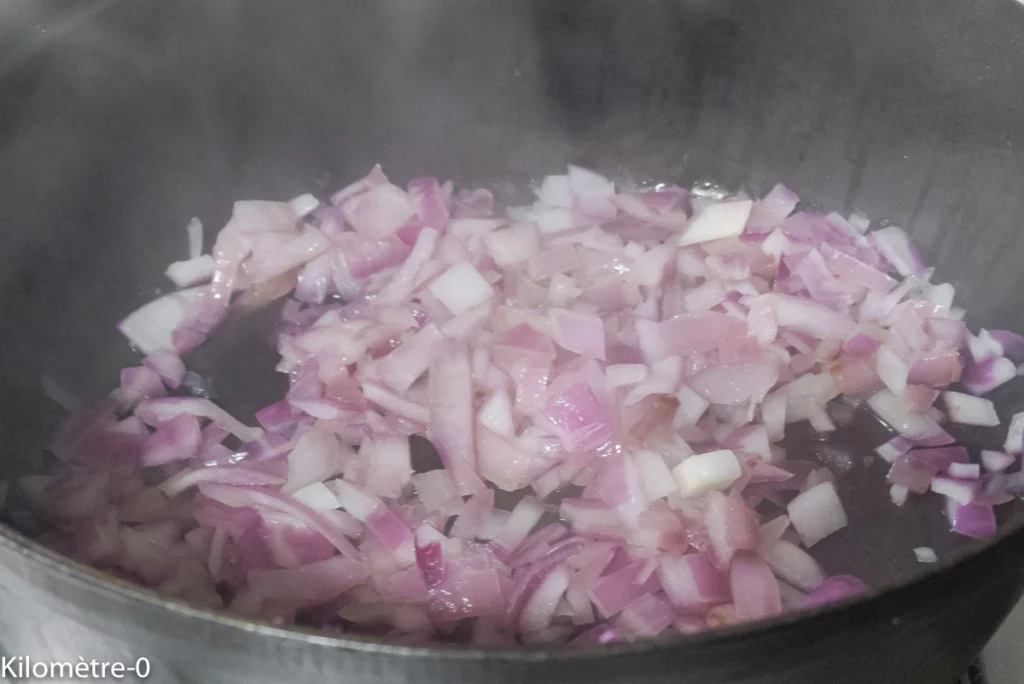 Mijoté d&rsquo;aubergines aux épices et au chorizo - Étape 2