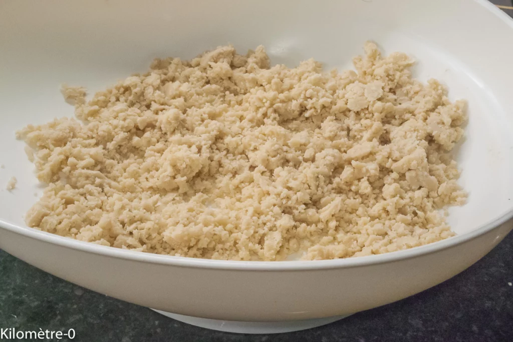 Gâteau du matin pêches amande - Étape 2