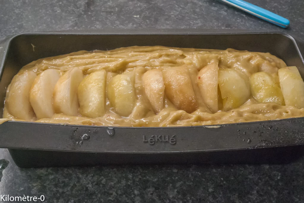 Gâteau du matin pêches amande - Étape 6