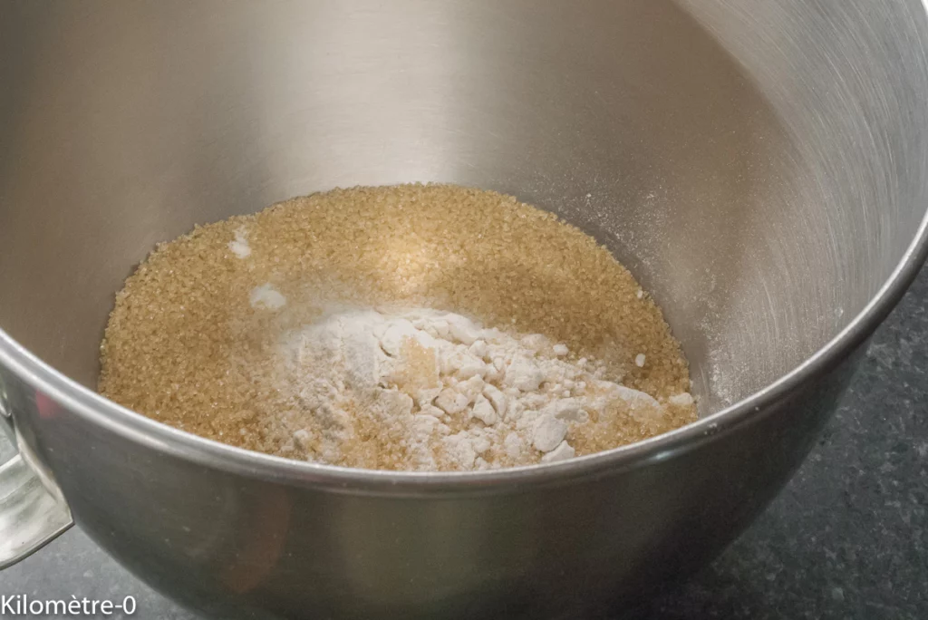 Sbriciolata orange chocolat (tarte crumble) - Étape 1