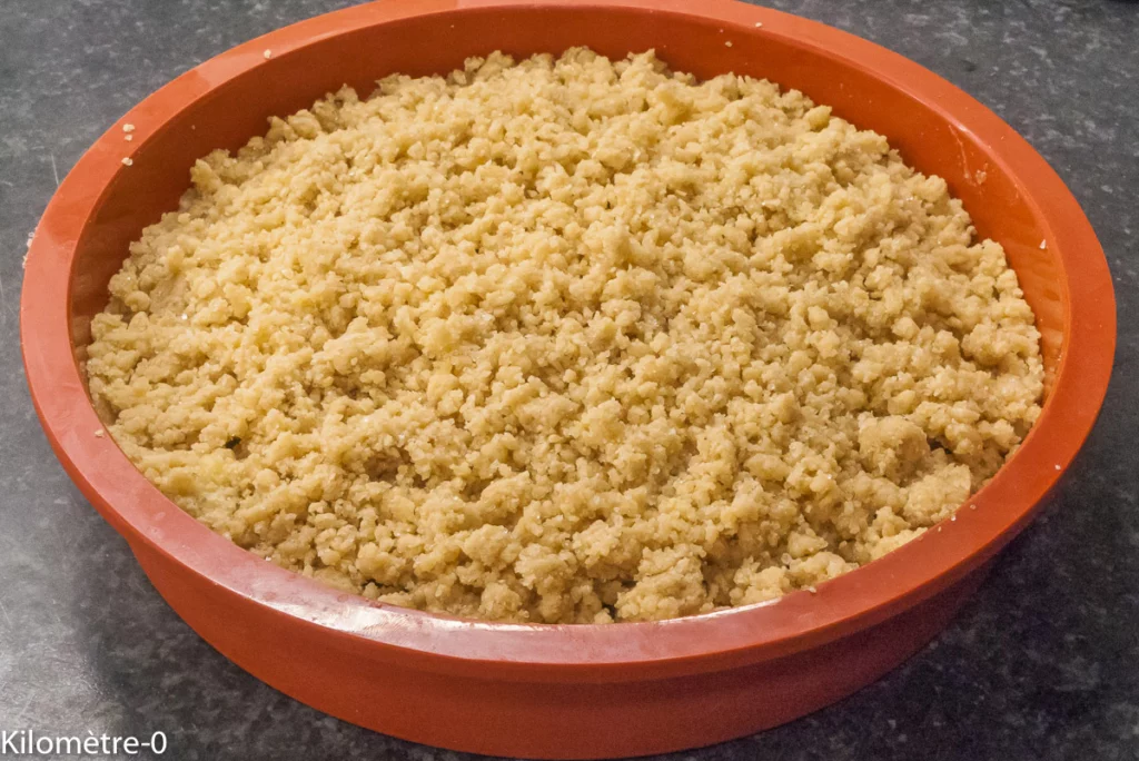 Sbriciolata orange chocolat (tarte crumble) - Étape 7