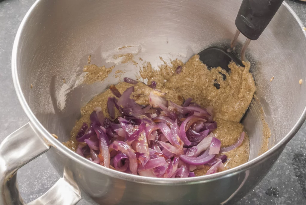Cake salé aux sardines et à la farine de blé noir (sarrasin) - Étape 4