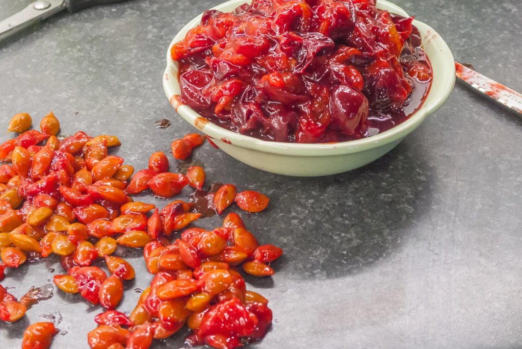 Cuisiner des prunes congelées - Étape 3