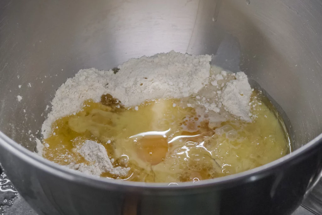 Gâteau à la compotée de prunes - Étape 3