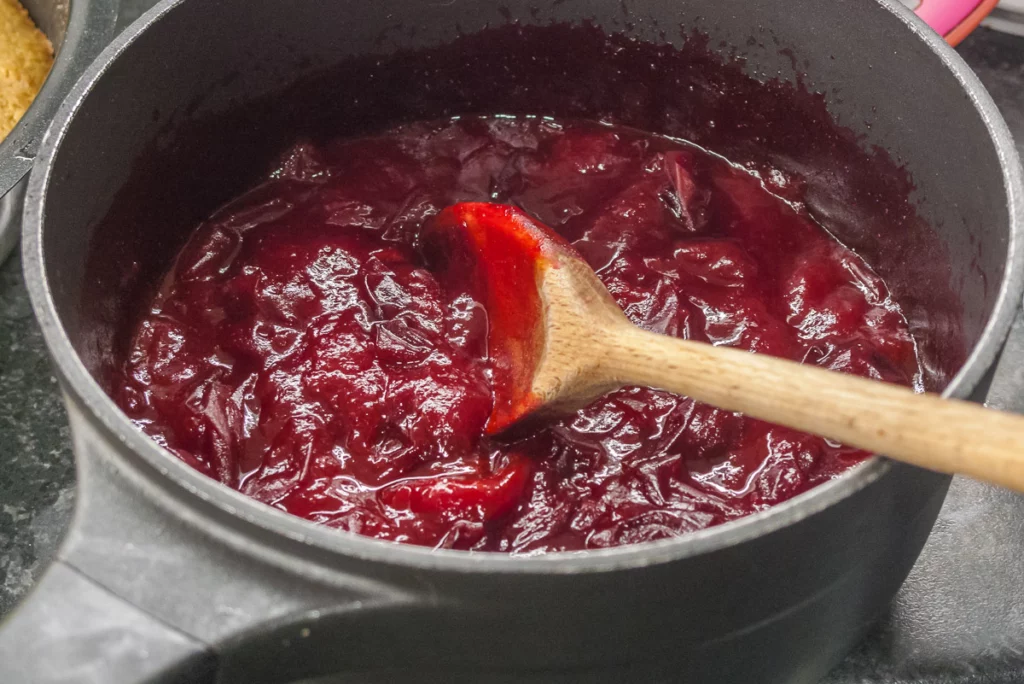 Gâteau à la compotée de prunes - Étape 1