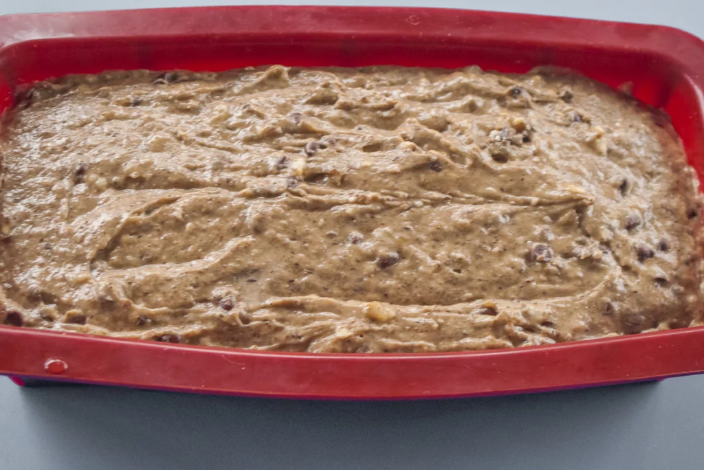 Gâteau du matin à la farine de sarrasin, bananes et chocolat - Étape 5