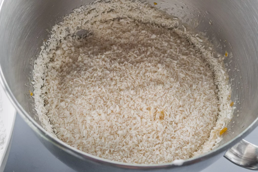 Gâteau à la crème et noix de coco facile - Étape 3