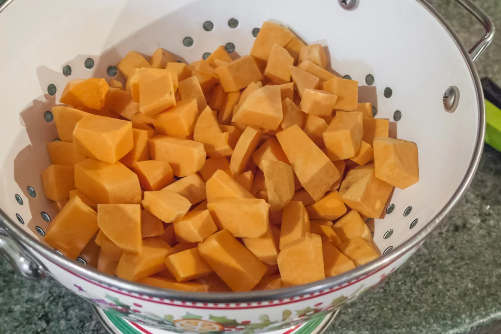 Dahl de lentilles aux patates douces - Étape 2