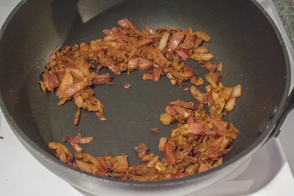 Dahl de lentilles aux patates douces - Étape 3