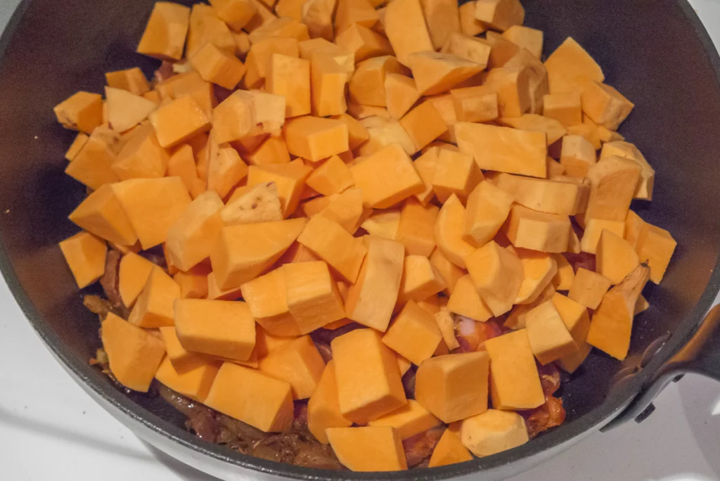 Dahl de lentilles aux patates douces - Étape 5