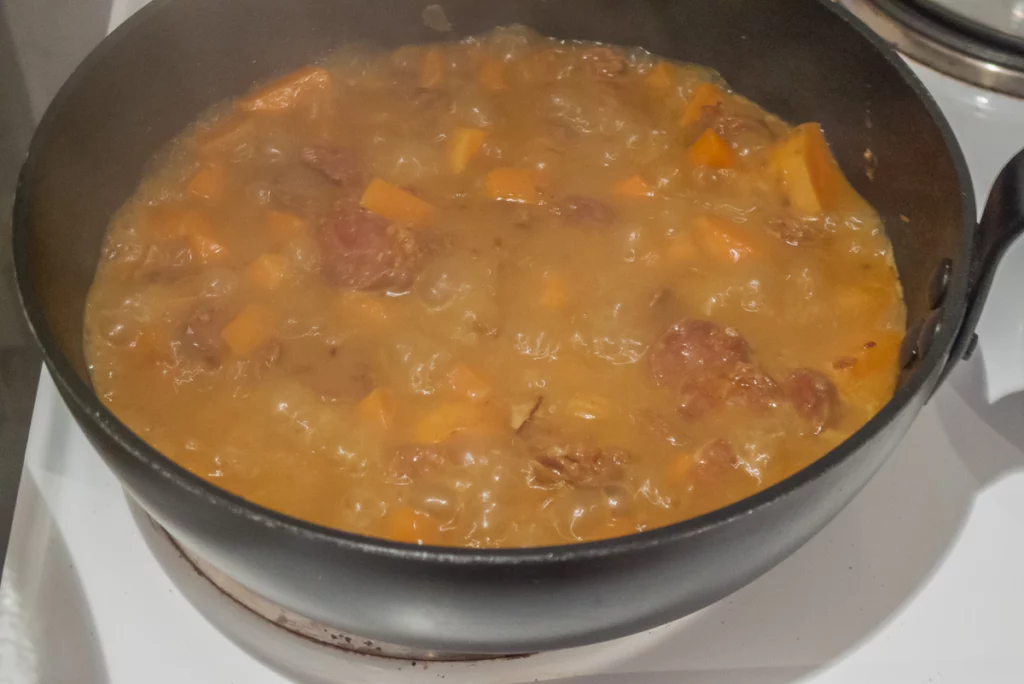 Dahl de lentilles aux patates douces - Étape 7