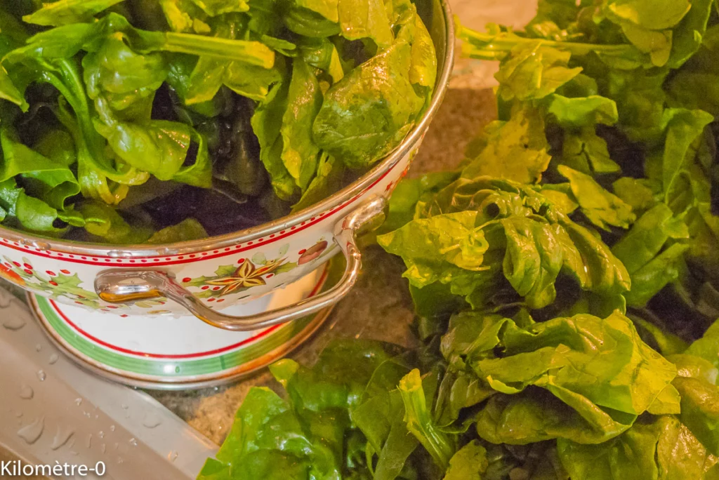 Mulet à la sauce curry-coco, épinards et riz - Étape 1