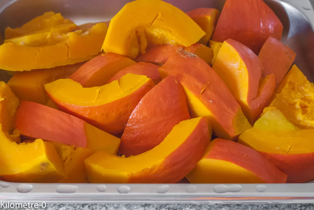 Tarte salée au potimarron, chorizo et emmental - Étape 2