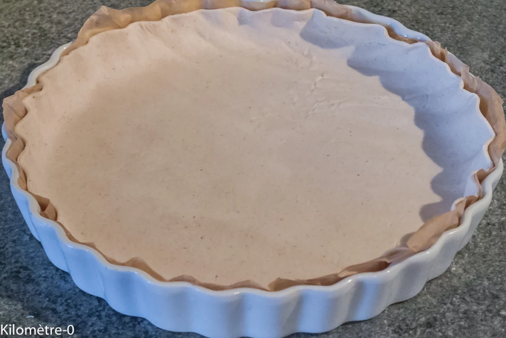 Tarte salée au potimarron, chorizo et emmental - Étape 1