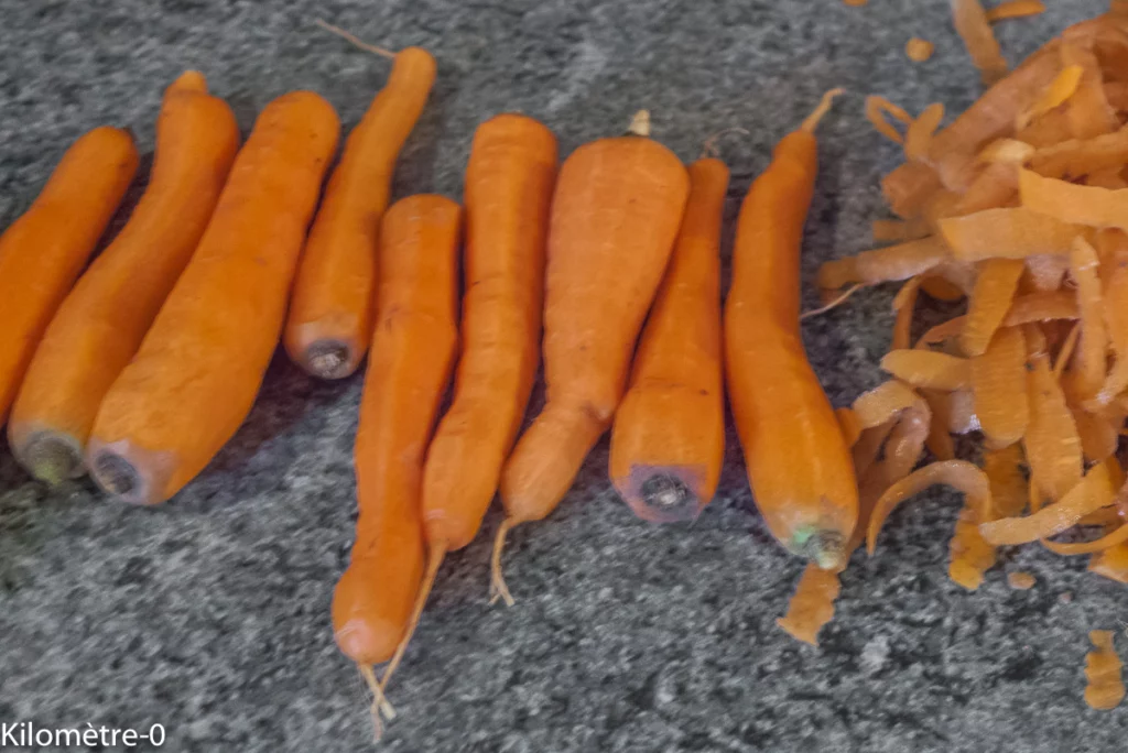 Beurre de carottes - Étape 1