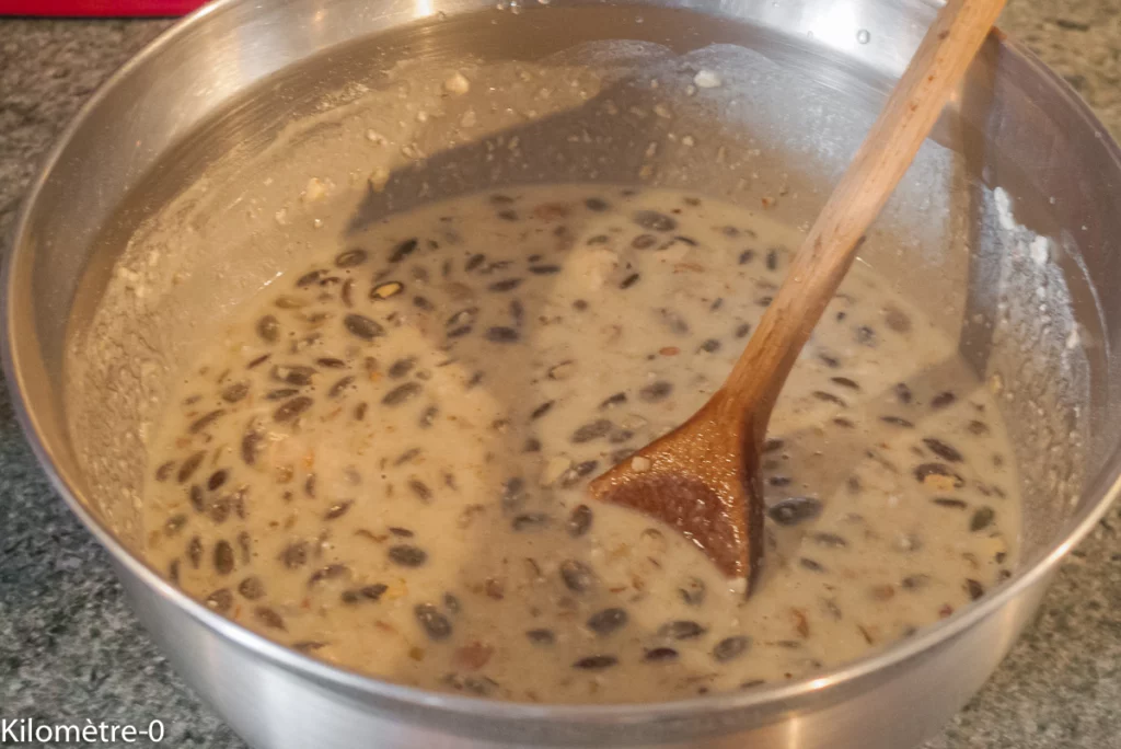 Crackers aux graines de courge - Étape 3