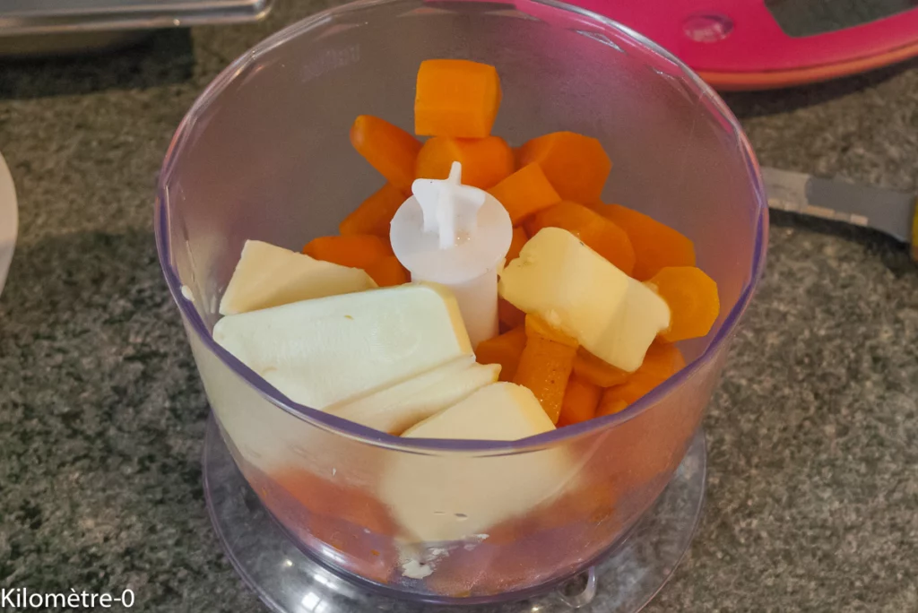 Beurre de carottes - Étape 2