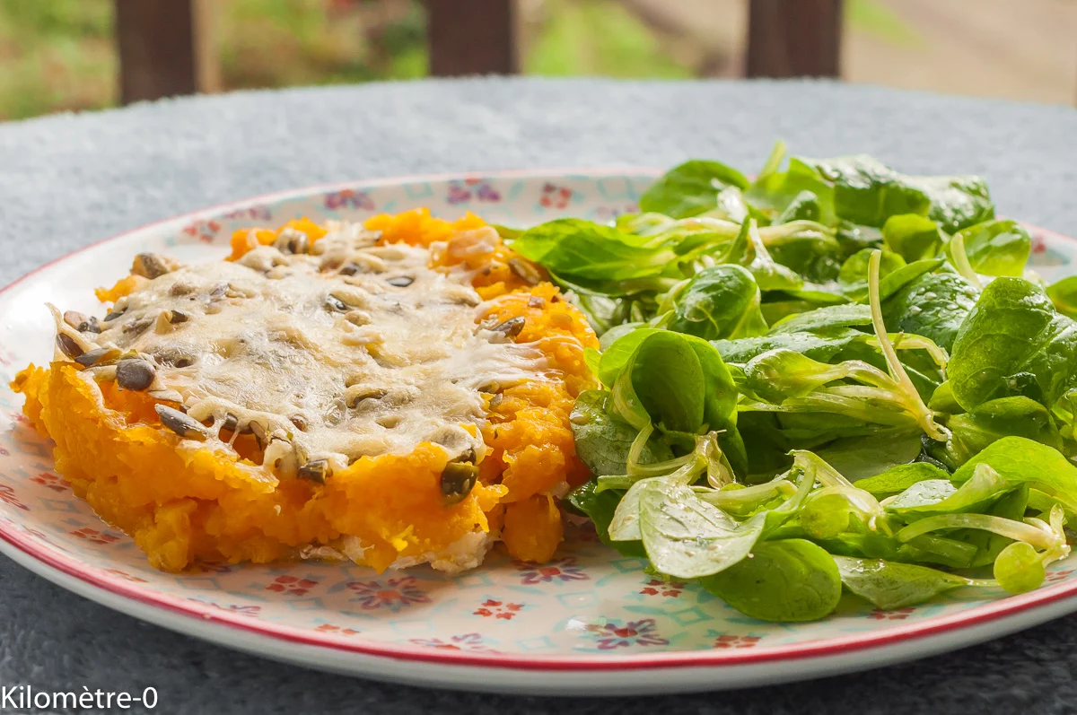 Photo de recette de gratin, poisson, bon marché, économique, merlu , courge, potimarron, butternut, emmental, fromage, facile, rapide, simple, Kilomètre-0, blog de cuisine réalisée à partir de produits de saison et issus de circuits courts