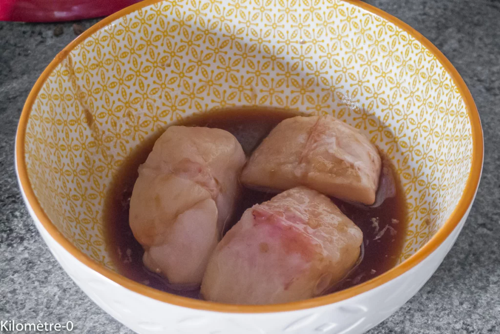 Lotte à l&rsquo;ananas - Étape 3