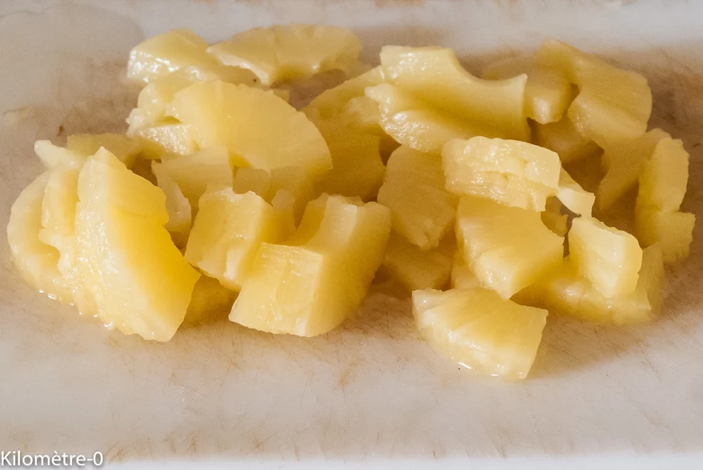 Lotte à l&rsquo;ananas - Étape 4