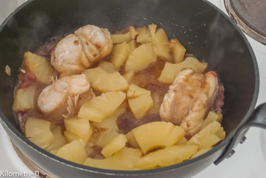 Lotte à l&rsquo;ananas - Étape 7