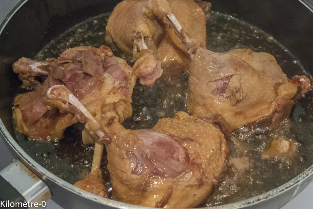 Burger de chou fleur au confit de canard - Étape 2