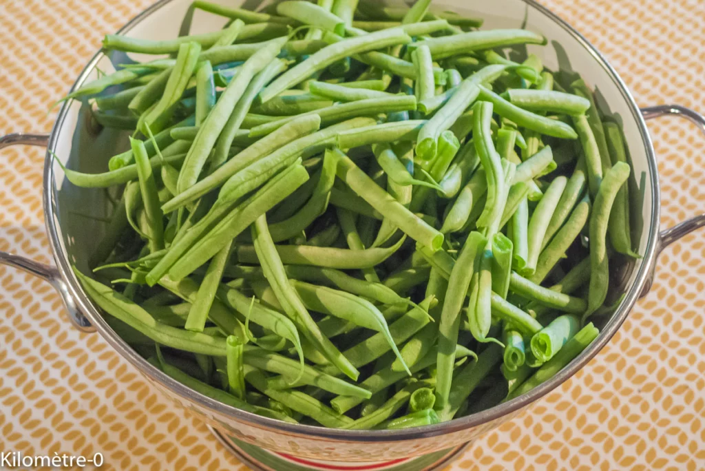 Poêlée de dinde aux haricots verts et aux cèpes - Étape 1