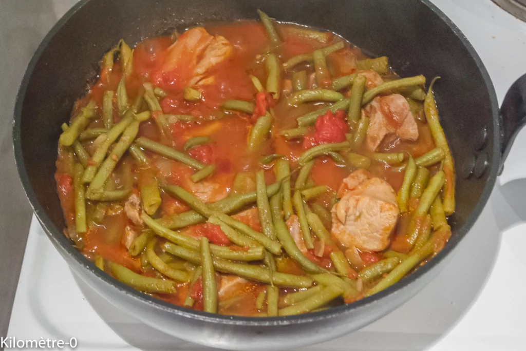 Poêlée de dinde aux haricots verts et aux cèpes - Étape 6