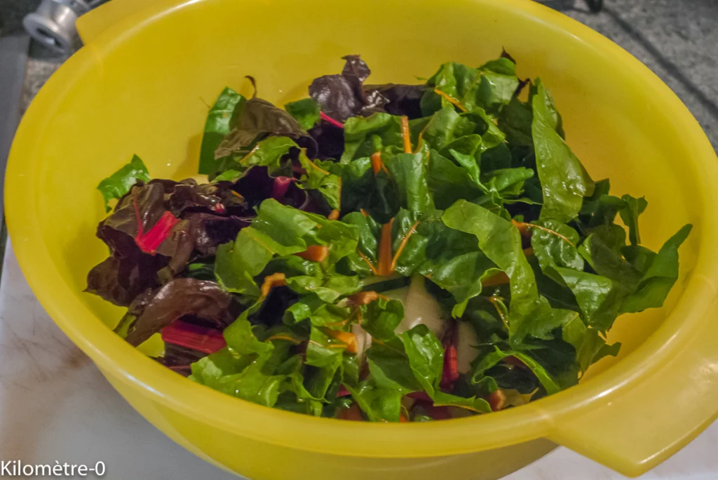 Poêlée de dinde aux blettes, sauce au curry - Étape 1