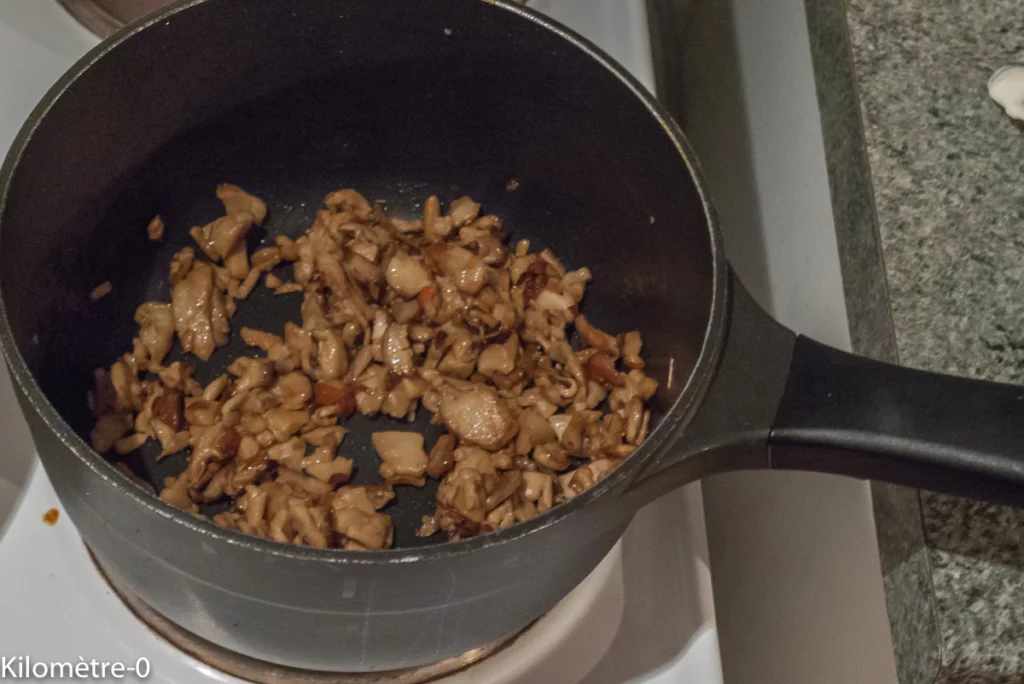 Poêlée de dinde aux haricots verts et aux cèpes - Étape 7