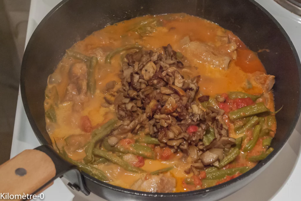 Poêlée de dinde aux haricots verts et aux cèpes - Étape 8