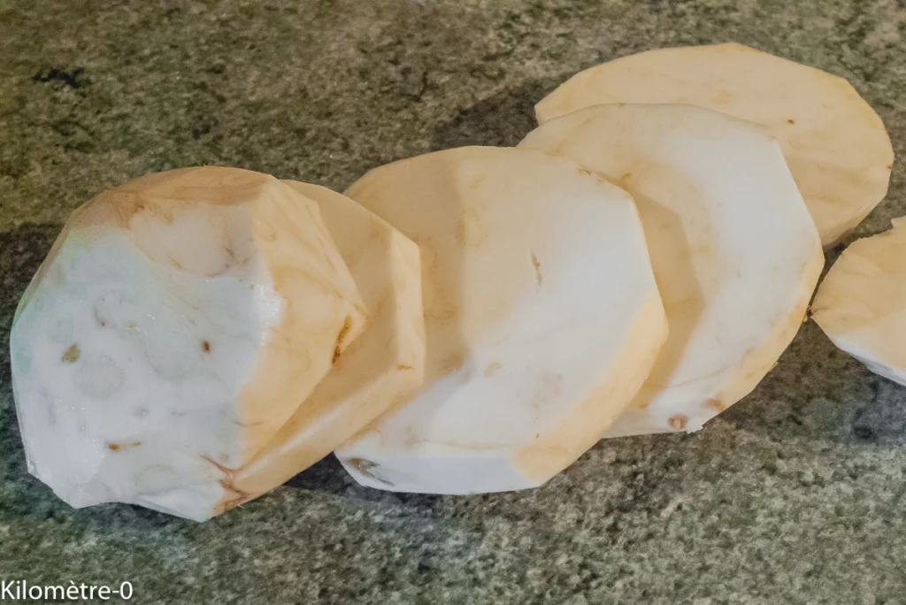 Poulet rôti automnal aux châtaignes, chou fleur, céleri et olives - Étape 3