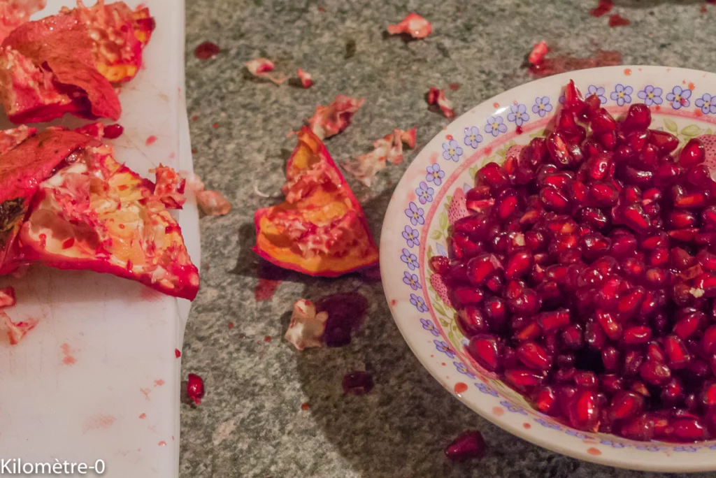 Patates douces au four, halloumi poêlé et grenade sur un lit de salade - Étape 5