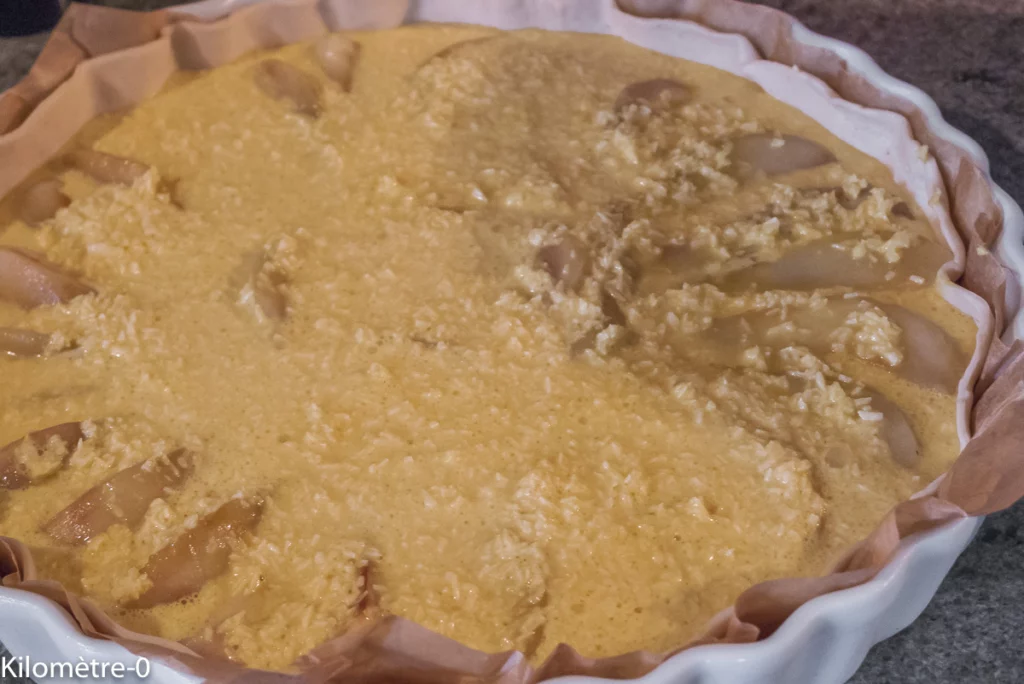 Tarte aux poires et noix de coco - Étape 6