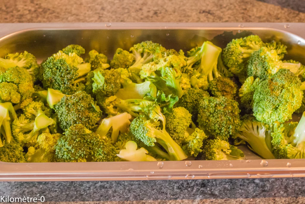 Gratin de brocolis aux saucisses - Étape 2