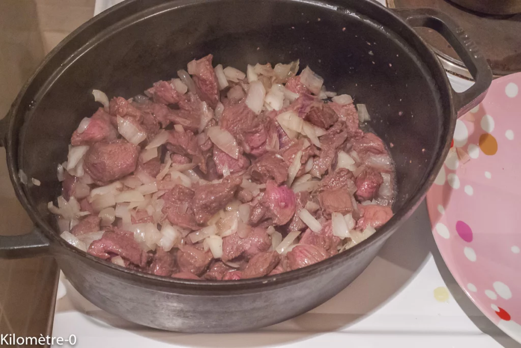 Mijoté de cerf à l&rsquo;orange et à la cannelle - Étape 2