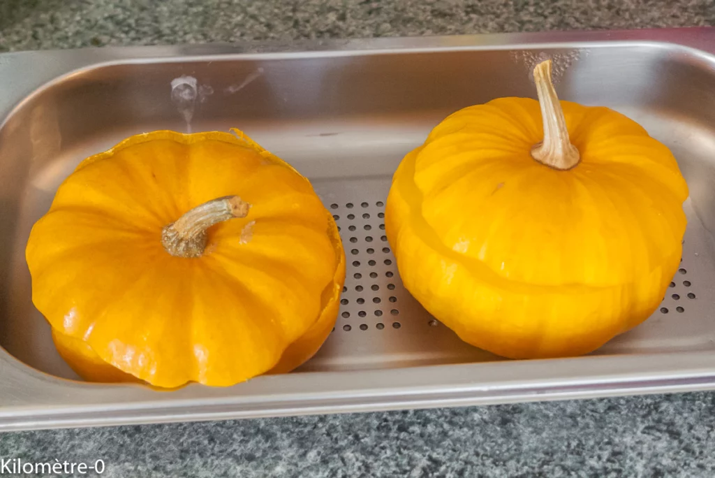 Courges Jack be little farcies aux merguez et aux oeufs - Étape 2