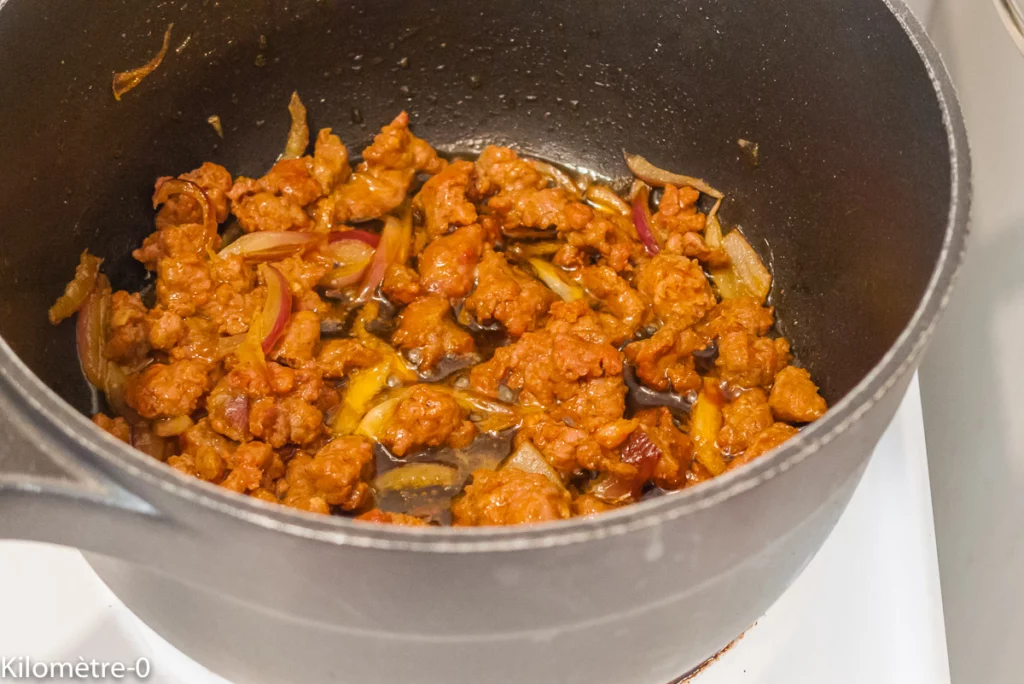 Courges Jack be little farcies aux merguez et aux oeufs - Étape 5