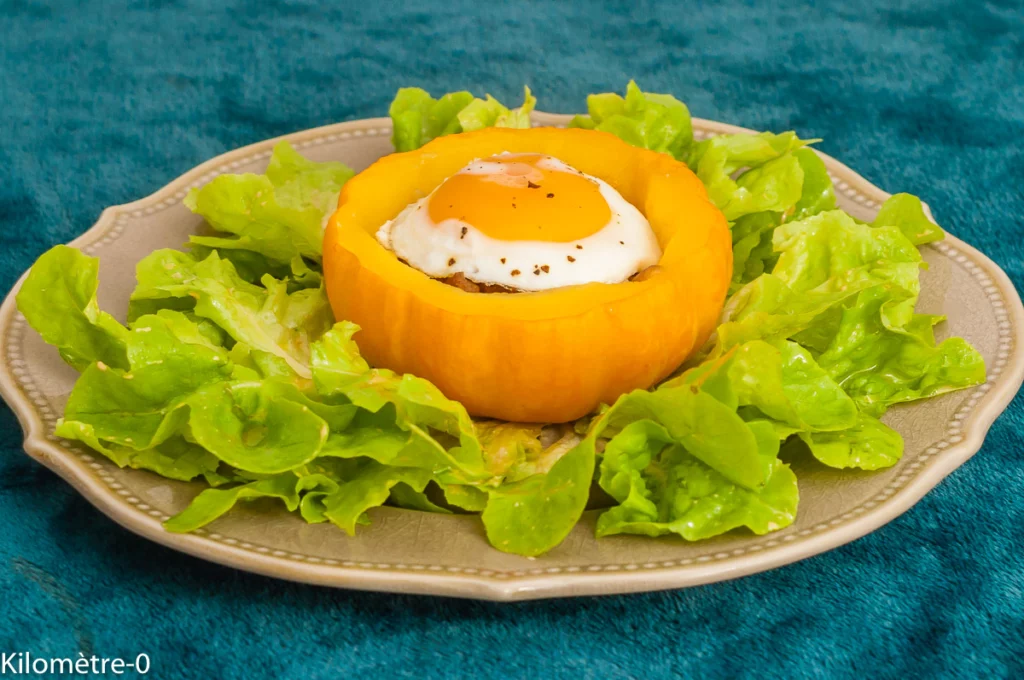 Courges Jack be little farcies aux merguez et aux oeufs - Étape 8