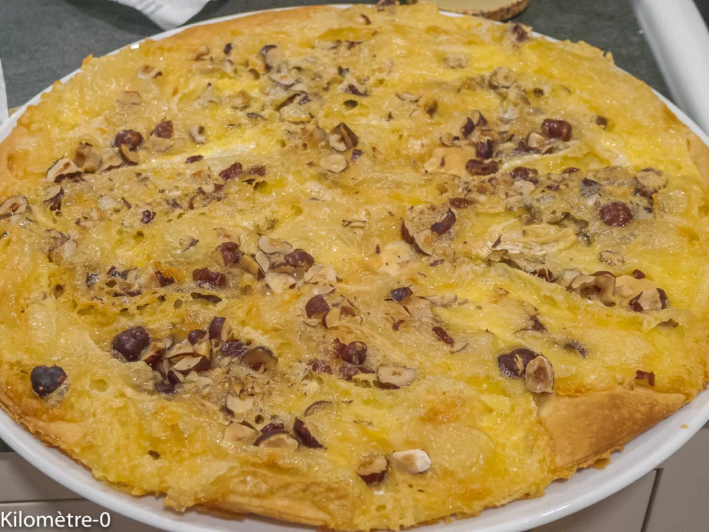 Tarte au camembert et aux graines de grenade - Étape 3