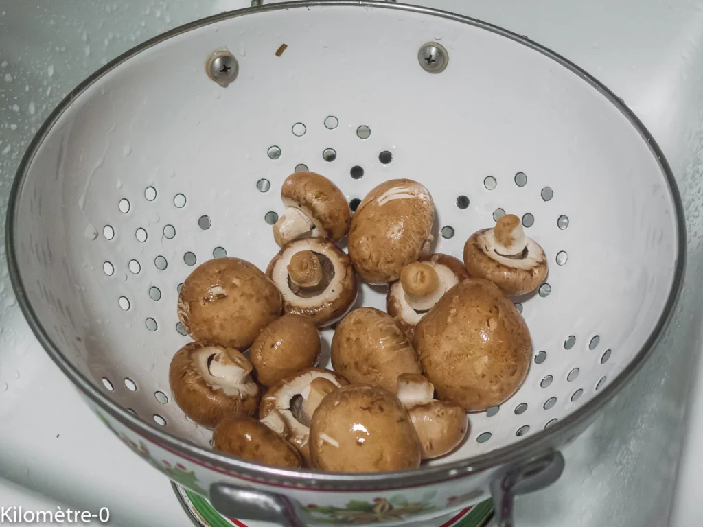 Coquilles saint jacques aux champignons et à la béchamel - Étape 3
