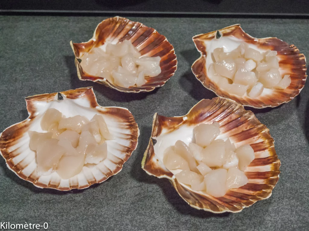 Coquilles saint jacques aux champignons et à la béchamel - Étape 7