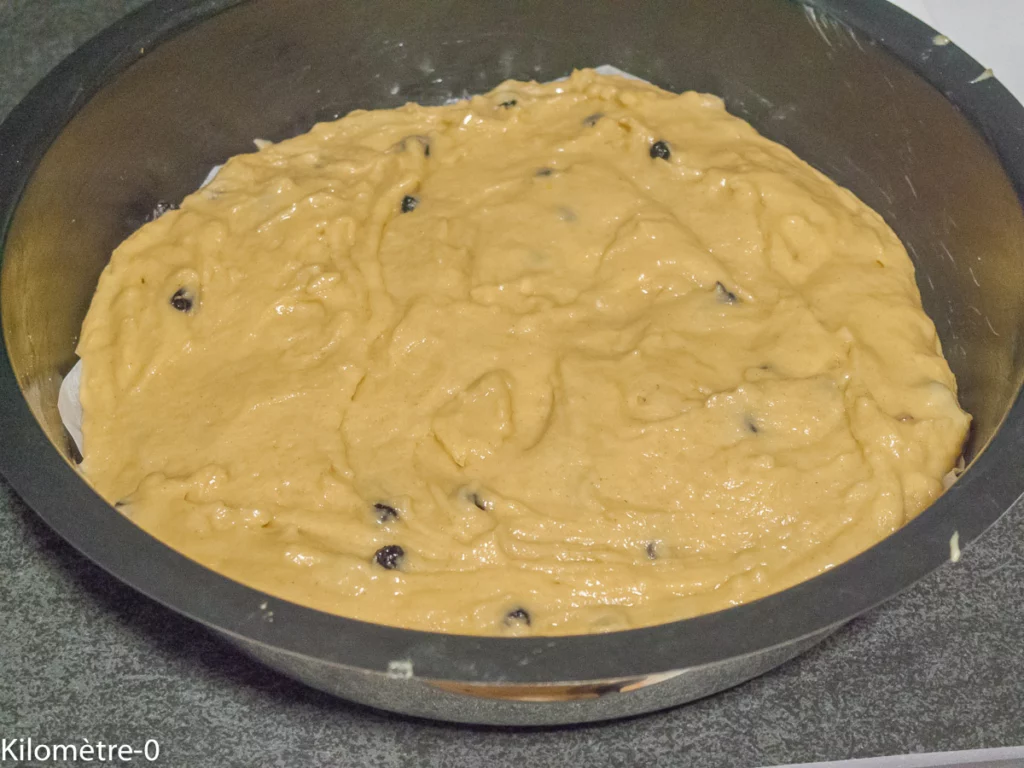 Gâteau du matin à la farine d&rsquo;amandes et de petit épeautre et aux myrtilles séchées - Étape 5
