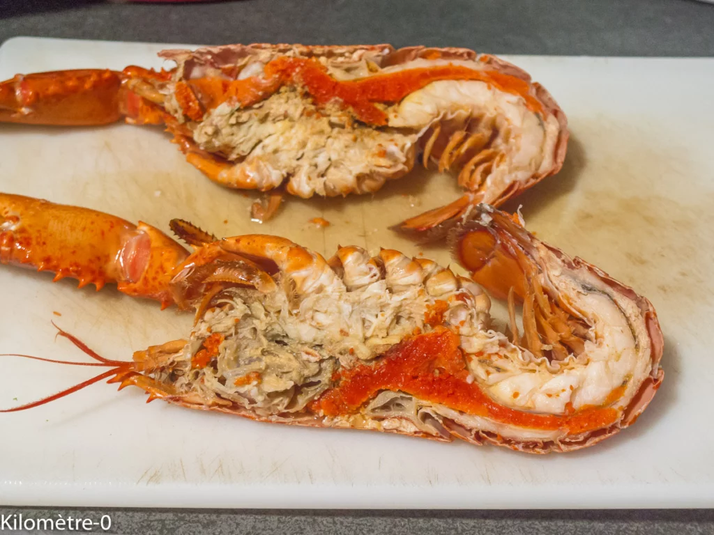 Homard au beurre de clémentine - Étape 1