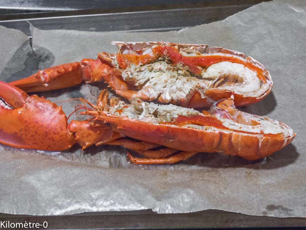 Homard au beurre de clémentine - Étape 6